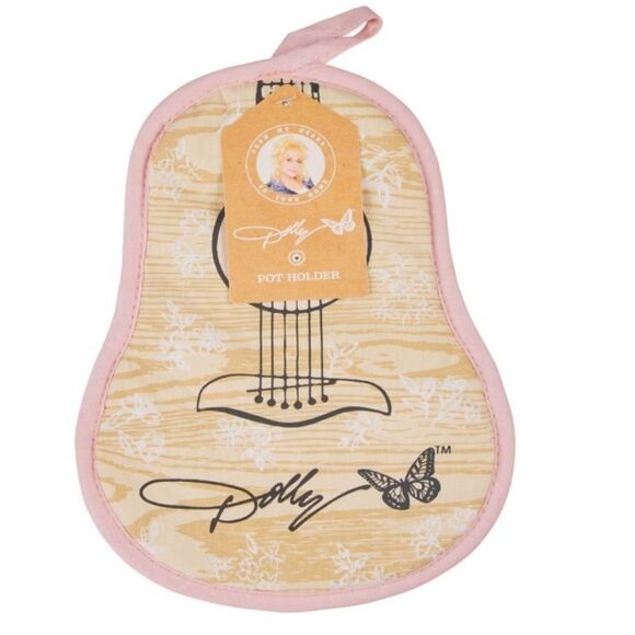 Dolly Parton Guitar Country Pot Holder - Picture 2 of 7